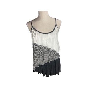 Monteau diagonal layered tank top
